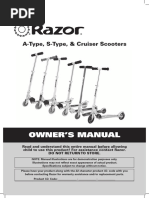 Owner'S Manual: A-Type, S-Type, & Cruiser Scooters