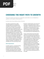 Choose The Right Path To Growth