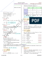 Les Fonctions Numériques (Exercices Résolus)