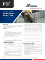 Ficha Tecnica Grout Mamposteria Estructural