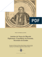 António de Sousa de Macedo. Diplomata, Conselheiro Da Fazenda, Secretário de Estado PDF