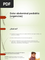 Dolor Abdominal Pediatría