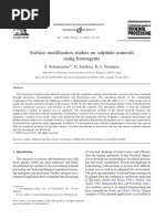 Surface Modification Studies On Sulphide Minerals Using Bioreagents