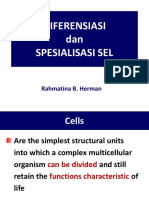 Diferensiasi Dan Spesialisasi Sel