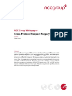 Cross-Protocol Request Forgery: NCC Group Whitepaper