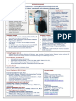 Brief Profile - Nitin S Gawhane - 2018