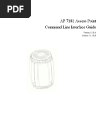 AP 7181 Access Point Command Line Interface Guide. Version A October 21, 2010 PDF