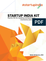 Startup India Kit: Starter Kit For Budding Entrepreneurs, Visionaries and Dreamers!