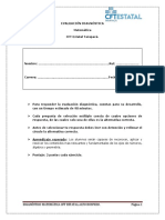 Prueba Diagnóstica Matemática CFT A. Hospicio.2.0 Con Logo