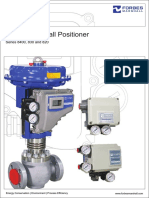 Forbes Marshall Positioner: Series 8400, 830 and 820