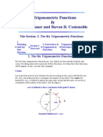 The Trigonometric Functions