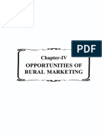 Opportunities of Rural Marketing: Chapter-IV