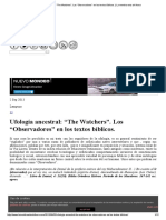 Ufología Ancestral - "The Watchers". Los "Observadores" en Los Textos Bíblicos PDF