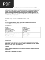 A Copetative Strength Assessment For GM (Firdos)