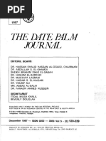 The Date Palm Journal PDF