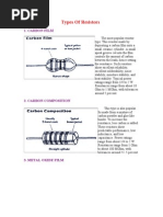 Types of Resistors