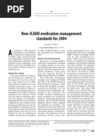 JCAHO Medication Management Standards 2004