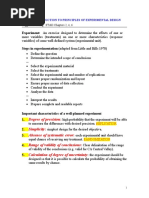 Experiment: An Exercise Designed To Determine The Effects of One or