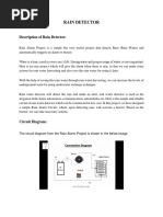 Rain Detector Report