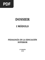 Dossier I Módulo Maestria Educ Superior PDF