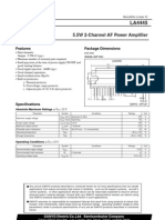 5.5W 2-Channel AF Power Amplifier: Package Dimensions Features