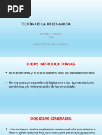 TEORÍA DE LA RELEVANCIA Presentación