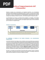 Comunicación y Comportamiento Del Consumidor