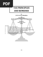 (2019) Smuggled Notes - Dimaampao Lecture On Tax Principles and Remedies PDF