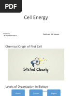 Cell Energy: Earth and Life Science