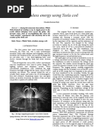 Wireless Energy Using Tesla Coil 