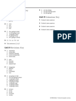 Unit 9: Extra Practice: Key