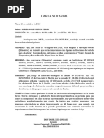 Carta Notarial