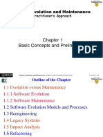 Basic Concepts and Preliminaries: Software Evolution and Maintenance