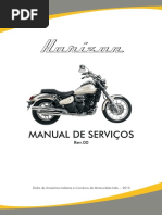 Manual de Serviços: Dafra Da Amazônia Indústria e Comércio de Motocicletas Ltda. - 2013