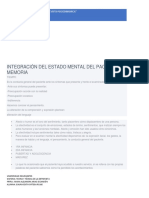 Integración Del Estado Mental Del Paciente