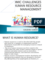 Economic Challenges in Human Resource Management