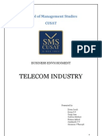 Telecom Industry: School of Management Studies Cusat