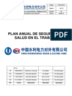 Plan de Seguridad y Salud en Trabajo - CWE 2019 RV 2