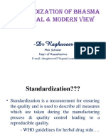 STDN of Bhasma Classical & Modern View