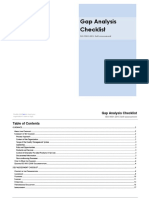 Gap Analysis Checklist: ISO 9001:2015 Self-Assessment