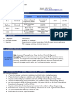 Akash Ramnath Ghoderao: Course Stream Institute Board / University Date of Passing Percentage