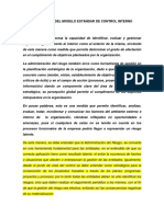 Estructura Del Modelo Estándar de Control Interno