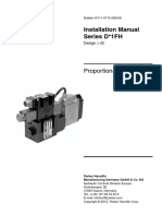 Installation Manual Series D 1FH: Proportional DC Valve