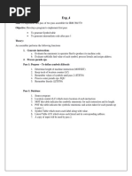 Aim: To Implement First Pass of Two Pass Assembler For IBM 360/370 Objective: Develop A Program To Implement First Pass