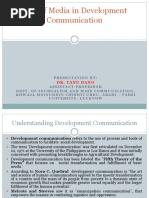 Role of Media in Development Communication - Notes PDF