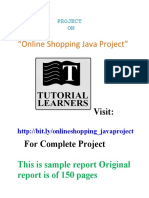 "Online Shopping Java Project": Visit