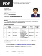 Prasanth Resume 1