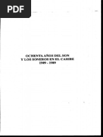 Ochenta Años Del Son y Los Soneros en El Caribe 1909 - 1989 PDF