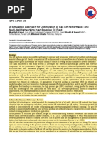 OTC-24703-MS A Simulation Approach For Optimization of Gas Lift Performance and Multi-Well Networking in An Egyptian Oil Field