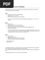 First Aid MB Lesson Outline